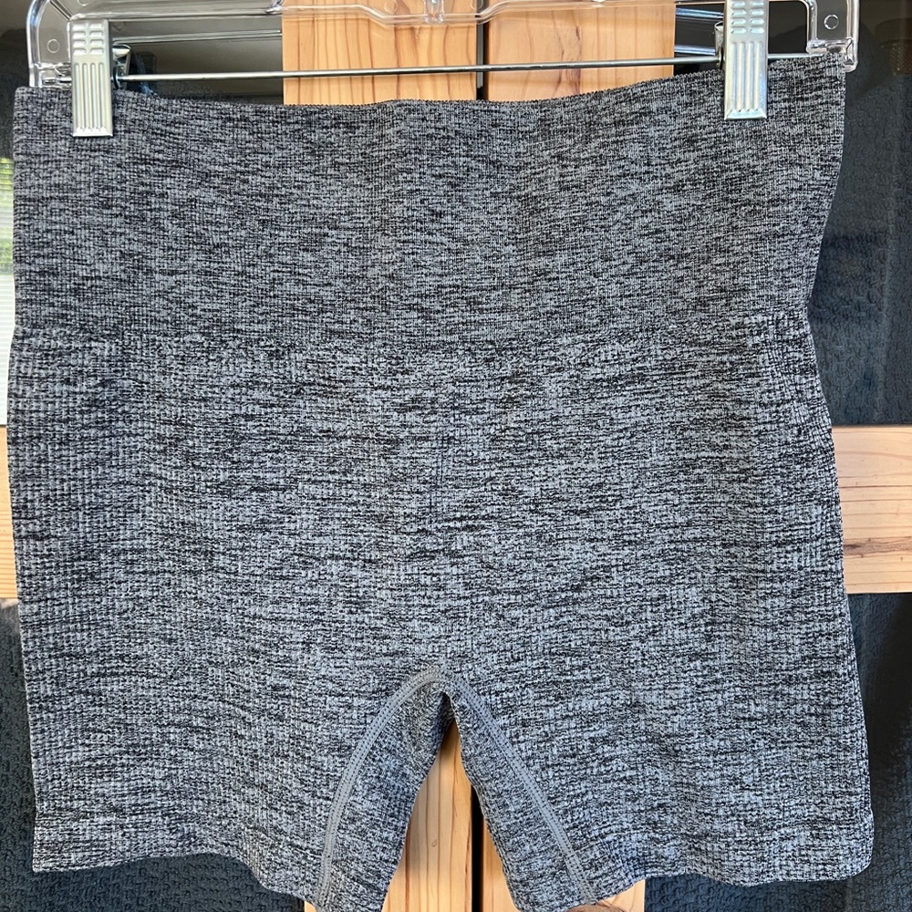 Colsie Heathered Gray Biker Shorts